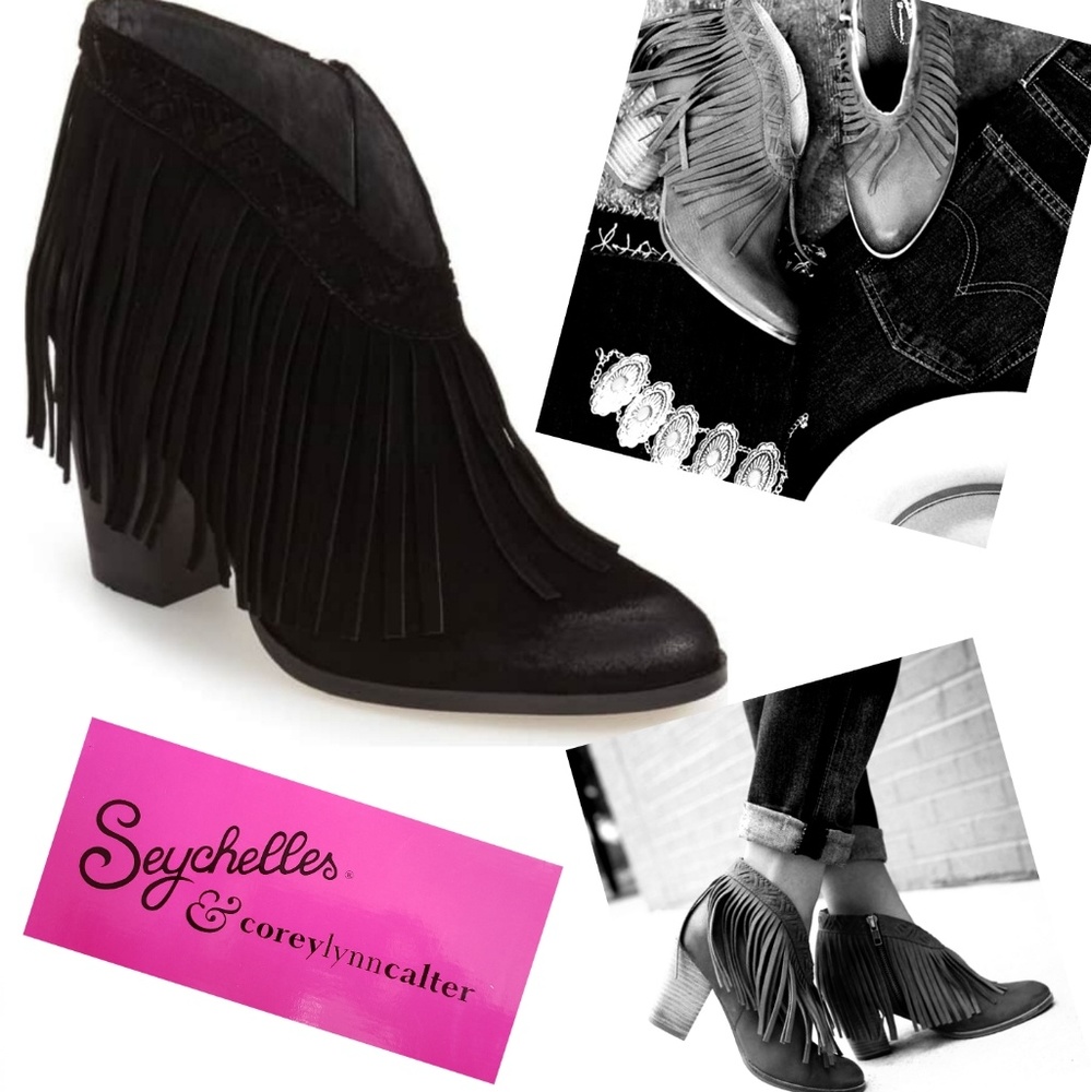 Sassy Fringe Seychelles Booties